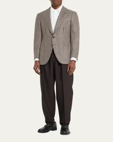 Ferragamo Men's David Leather Lug-Sole Loafers | Thumbnail 3 Ferragamo Men's David Leather Lug-Sole Loafers | Thumbnail 3