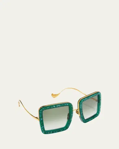Anna-Karin Karlsson Beaming Sky Swarovski Square Acetate Sunglasses | Thumbnail 2 Anna-Karin Karlsson Beaming Sky Swarovski Square Acetate Sunglasses | Thumbnail 2