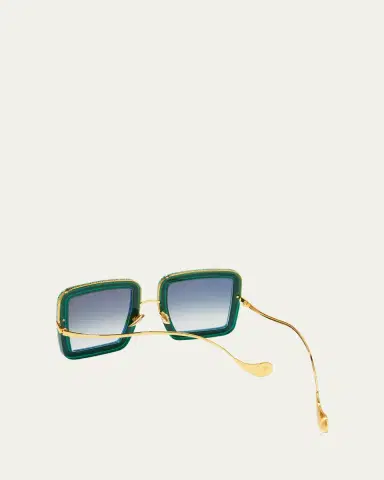 Anna-Karin Karlsson Beaming Sky Swarovski Square Acetate Sunglasses | Thumbnail 3 Anna-Karin Karlsson Beaming Sky Swarovski Square Acetate Sunglasses | Thumbnail 3