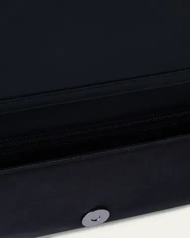 Akris Anouk Satin Clutch Bag with Chain Strap | Thumbnail 3 Akris Anouk Satin Clutch Bag with Chain Strap | Thumbnail 3