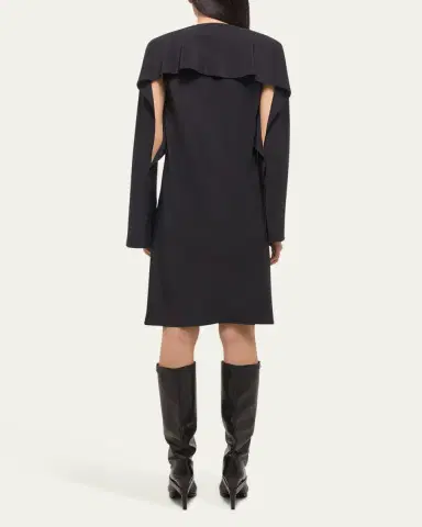 Helmut Lang Long-Sleeve Silk Scarf Dress | Thumbnail 3 Helmut Lang Long-Sleeve Silk Scarf Dress | Thumbnail 3