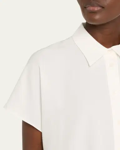 Lafayette 148 New York Silk Georgette Dolman-Sleeve Blouse | Thumbnail 5 Lafayette 148 New York Silk Georgette Dolman-Sleeve Blouse | Thumbnail 5