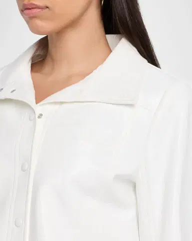 Courrèges Textured Vinyl Crop Jacket | Thumbnail 5 Courrèges Textured Vinyl Crop Jacket | Thumbnail 5