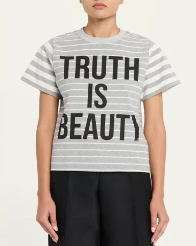 Libertine Truth Is Beauty Striped Short-Sleeve T-Shirt | Thumbnail 4 Libertine Truth Is Beauty Striped Short-Sleeve T-Shirt | Thumbnail 4