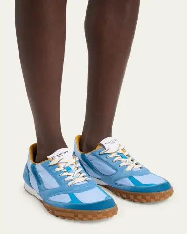 Givenchy Men's New Glide Suede & Nylon Low-Top Sneakers | Thumbnail 2 Givenchy Men's New Glide Suede & Nylon Low-Top Sneakers | Thumbnail 2