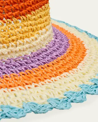 Molo Girl's Scalloped Straw Hat | Thumbnail 2 Molo Girl's Scalloped Straw Hat | Thumbnail 2