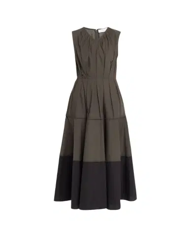 Proenza Schouler White Label Kailey Tiered Poplin Maxi Dress | Thumbnail 1 Proenza Schouler White Label Kailey Tiered Poplin Maxi Dress | Thumbnail 1