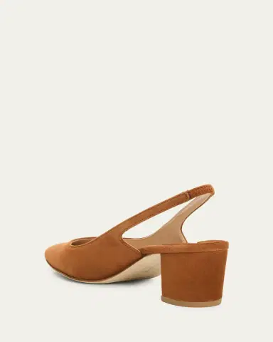 Manolo Blahnik 50mm Allurasan Suede Slingback Pumps | Thumbnail 2 Manolo Blahnik 50mm Allurasan Suede Slingback Pumps | Thumbnail 2