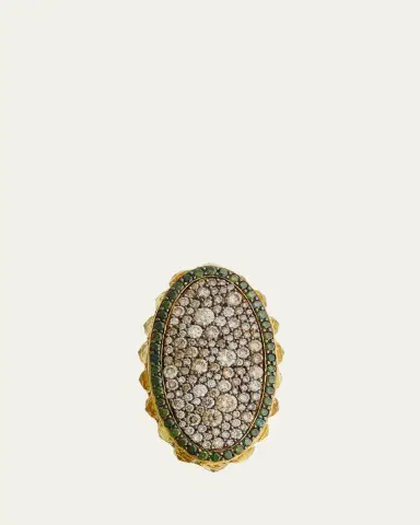 Ileana Makri Secret Garden Ring with Diamonds and Sapphires | Thumbnail 2 Ileana Makri Secret Garden Ring with Diamonds and Sapphires | Thumbnail 2