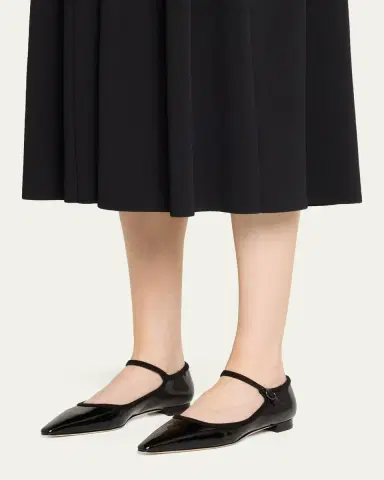 Manolo Blahnik Perdiccamod Patent Leather Ballerina Flats | Thumbnail 2 Manolo Blahnik Perdiccamod Patent Leather Ballerina Flats | Thumbnail 2