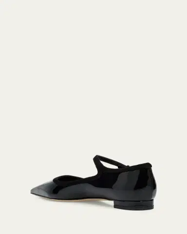 Manolo Blahnik Perdiccamod Patent Leather Ballerina Flats | Thumbnail 4 Manolo Blahnik Perdiccamod Patent Leather Ballerina Flats | Thumbnail 4