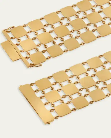 Ileana Makri 18K Gold Lattice Bracelet | Thumbnail 2 Ileana Makri 18K Gold Lattice Bracelet | Thumbnail 2