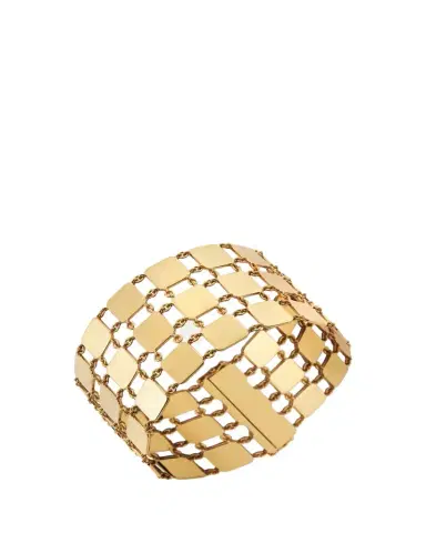 Ileana Makri 18K Gold Lattice Bracelet | Thumbnail 1 Ileana Makri 18K Gold Lattice Bracelet | Thumbnail 1