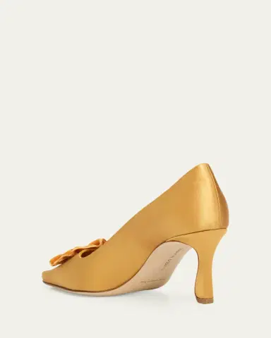 Manolo Blahnik 60mm Fortan Satin Pumps | Thumbnail 2 Manolo Blahnik 60mm Fortan Satin Pumps | Thumbnail 2