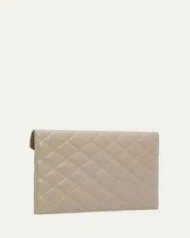 Saint Laurent YSL Quilted Leather Pouch Bag | Thumbnail 8 Saint Laurent YSL Quilted Leather Pouch Bag | Thumbnail 8