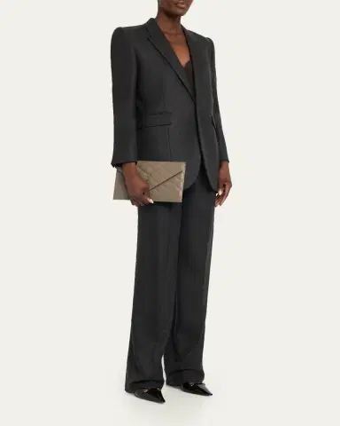Saint Laurent YSL Quilted Leather Pouch Bag | Thumbnail 10 Saint Laurent YSL Quilted Leather Pouch Bag | Thumbnail 10