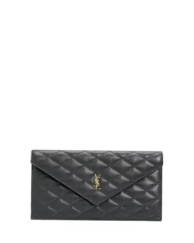 Saint Laurent YSL Quilted Leather Pouch Bag | Thumbnail 1 Saint Laurent YSL Quilted Leather Pouch Bag | Thumbnail 1