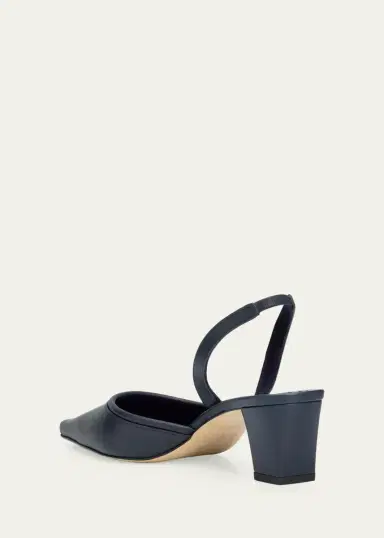 Manolo Blahnik 50mm Vendona Leather Slingback Pumps | Thumbnail 7 Manolo Blahnik 50mm Vendona Leather Slingback Pumps | Thumbnail 7