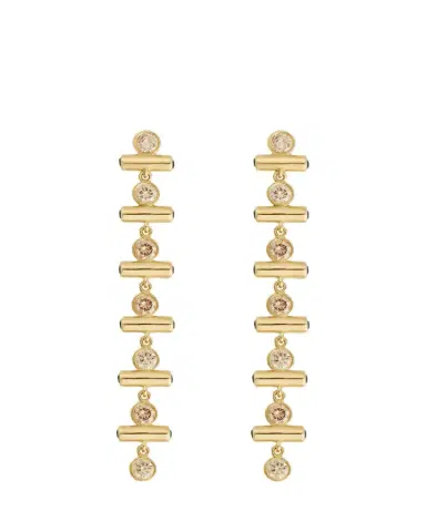 ILEANA MAKRI Emerald Edge Long Earrings | Thumbnail 1 ILEANA MAKRI Emerald Edge Long Earrings | Thumbnail 1
