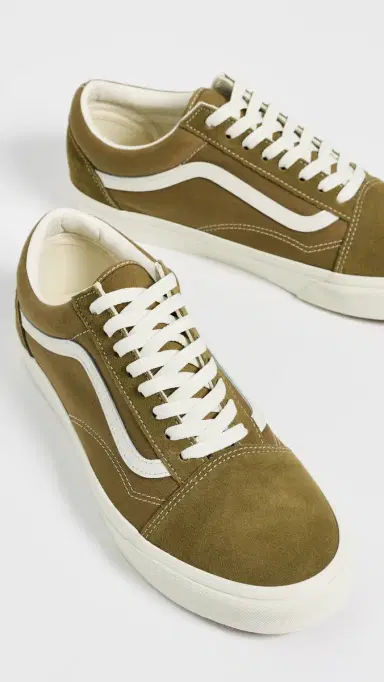 Vans Old Skool Sneakers Color Theory Olive Brown 8 | Thumbnail 4 Vans Old Skool Sneakers Color Theory Olive Brown 8 | Thumbnail 4