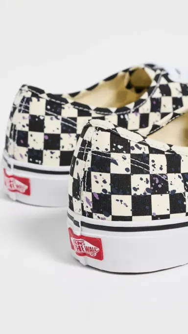 Vans Authentic Sneakers Splatter Checkerboard/Multi | Thumbnail 3 Vans Authentic Sneakers Splatter Checkerboard/Multi | Thumbnail 3