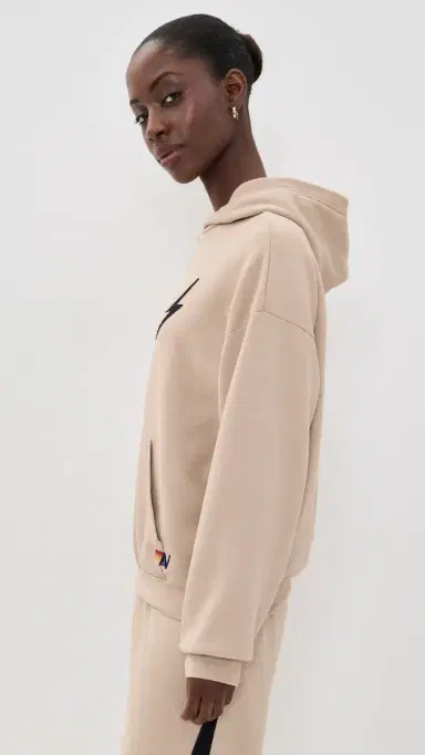 Aviator Nation Relaxed Bolt Stitch Pullover Hoodie Sand | Thumbnail 4 Aviator Nation Relaxed Bolt Stitch Pullover Hoodie Sand | Thumbnail 4