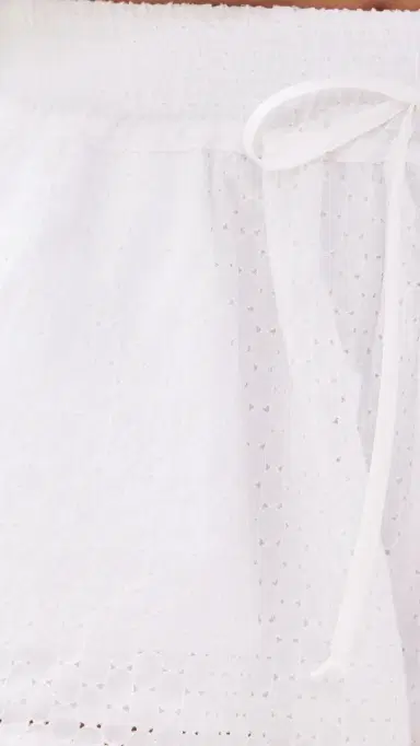 Secular Charlee Birdseye Eyelet Shorts White Eyelet | Thumbnail 6 Secular Charlee Birdseye Eyelet Shorts White Eyelet | Thumbnail 6