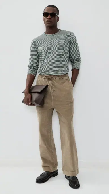 OFFICINE GÉNÉRALE Fernand Washed Corduroy Pants Faded Ginger | Thumbnail 5 OFFICINE GÉNÉRALE Fernand Washed Corduroy Pants Faded Ginger | Thumbnail 5