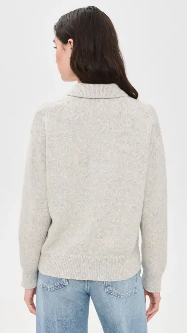Jenni Kayne Burke Alpaca Polo Pale Gray | Thumbnail 3 Jenni Kayne Burke Alpaca Polo Pale Gray | Thumbnail 3