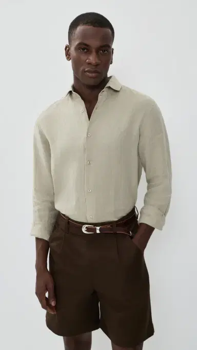 Frescobol Carioca Antonio Linen Shirt | Thumbnail 2 Frescobol Carioca Antonio Linen Shirt | Thumbnail 2
