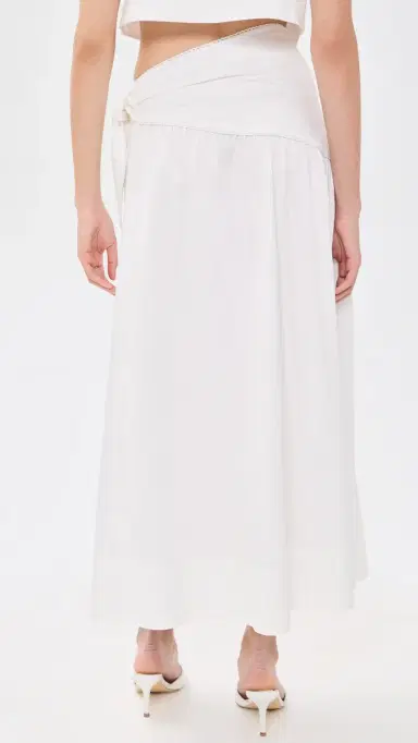 ROAME. Dixie Tie Skirt White L | Thumbnail 3 ROAME. Dixie Tie Skirt White L | Thumbnail 3