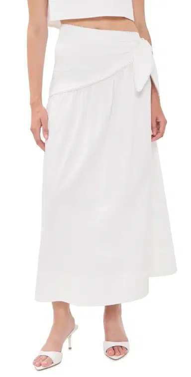 ROAME. Dixie Tie Skirt White L | Thumbnail 1 ROAME. Dixie Tie Skirt White L | Thumbnail 1