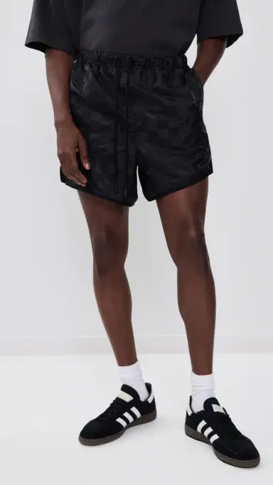 Fear of God Checkered Gym Shorts 5 Vintage Black | Thumbnail 2 Fear of God Checkered Gym Shorts 5 Vintage Black | Thumbnail 2
