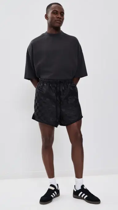 Fear of God Checkered Gym Shorts 5 Vintage Black | Thumbnail 5 Fear of God Checkered Gym Shorts 5 Vintage Black | Thumbnail 5