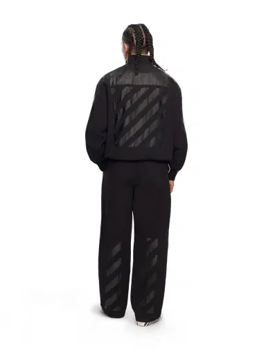 Off-White L/AB Contrast Piping Diagonal Track Pants | Thumbnail 4 Off-White L/AB Contrast Piping Diagonal Track Pants | Thumbnail 4
