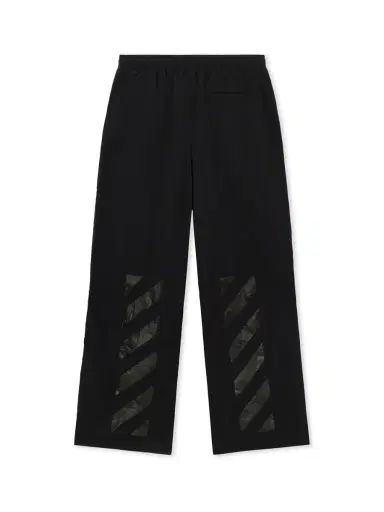 Off-White L/AB Contrast Piping Diagonal Track Pants | Thumbnail 1 Off-White L/AB Contrast Piping Diagonal Track Pants | Thumbnail 1
