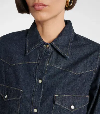 Nili Lotan Travis denim shirt | Thumbnail 2 Nili Lotan Travis denim shirt | Thumbnail 2