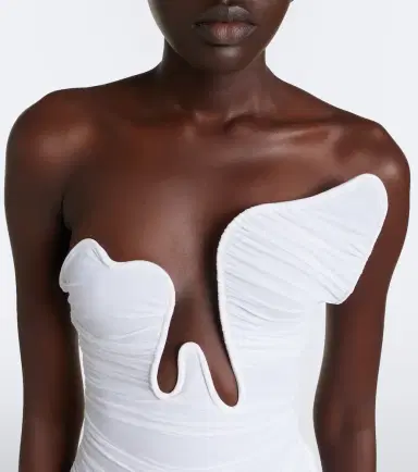 Christopher Esber Salacia ruched bustier gown | Thumbnail 3 Christopher Esber Salacia ruched bustier gown | Thumbnail 3