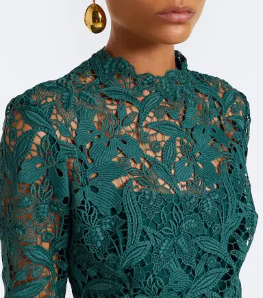 Monique Lhuillier Lace minidress | Thumbnail 3 Monique Lhuillier Lace minidress | Thumbnail 3