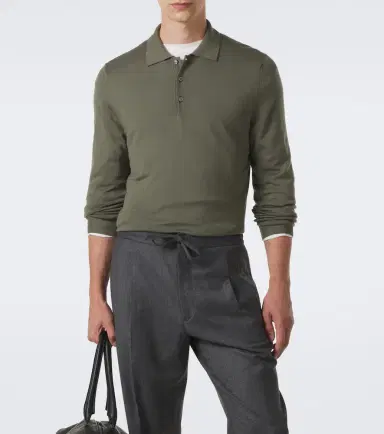 Canali Virgin wool polo sweater | Thumbnail 2 Canali Virgin wool polo sweater | Thumbnail 2