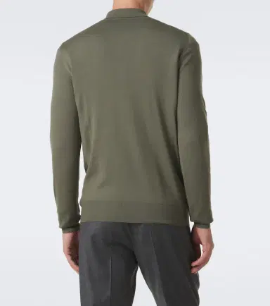 Canali Virgin wool polo sweater | Thumbnail 4 Canali Virgin wool polo sweater | Thumbnail 4