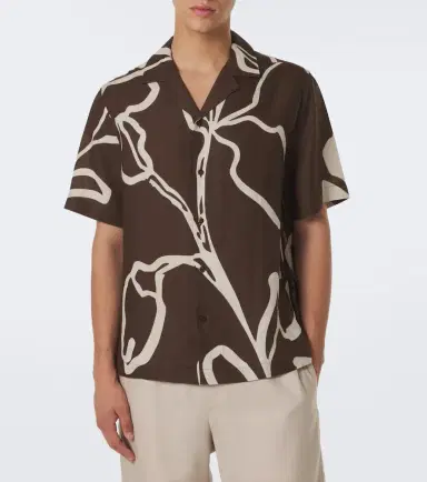 Frescobol Carioca Printed linen bowling shirt | Thumbnail 4 Frescobol Carioca Printed linen bowling shirt | Thumbnail 4