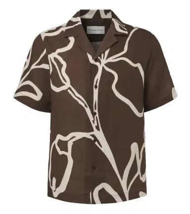 Frescobol Carioca Printed linen bowling shirt | Thumbnail 1 Frescobol Carioca Printed linen bowling shirt | Thumbnail 1