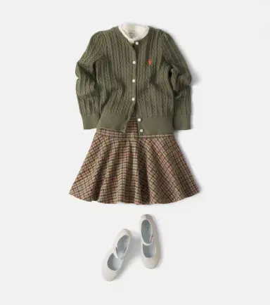 POLO RALPH LAUREN KIDS Cable-knit cotton cardigan | Thumbnail 4 POLO RALPH LAUREN KIDS Cable-knit cotton cardigan | Thumbnail 4