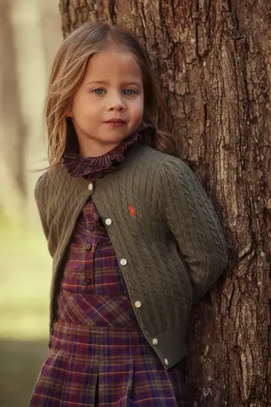 POLO RALPH LAUREN KIDS Cable-knit cotton cardigan | Thumbnail 5 POLO RALPH LAUREN KIDS Cable-knit cotton cardigan | Thumbnail 5