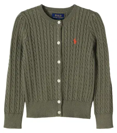 POLO RALPH LAUREN KIDS Cable-knit cotton cardigan | Thumbnail 1 POLO RALPH LAUREN KIDS Cable-knit cotton cardigan | Thumbnail 1