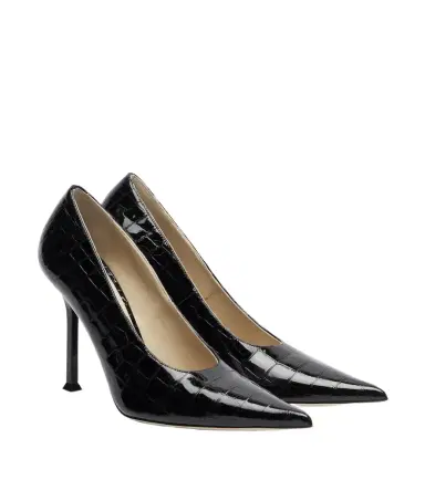 Christen Helix snake-effect leather pumps | Thumbnail 1 Christen Helix snake-effect leather pumps | Thumbnail 1
