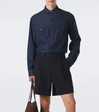 Jil Sander Cotton chambray shirt | Thumbnail 2 Jil Sander Cotton chambray shirt | Thumbnail 2