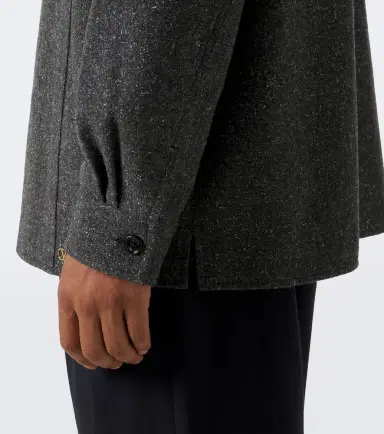 Valentino VLogo wool and silk-blend overshirt | Thumbnail 4 Valentino VLogo wool and silk-blend overshirt | Thumbnail 4