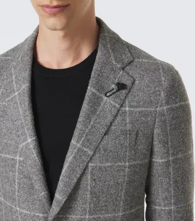 Lardini Checked alpaca and wool-blend blazer | Thumbnail 6 Lardini Checked alpaca and wool-blend blazer | Thumbnail 6